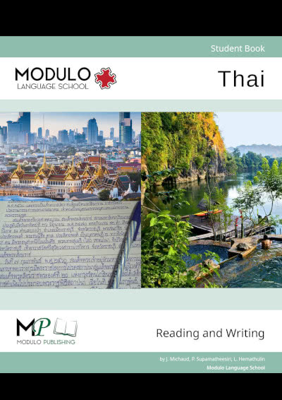 Modulo's Thai reading and writing materials